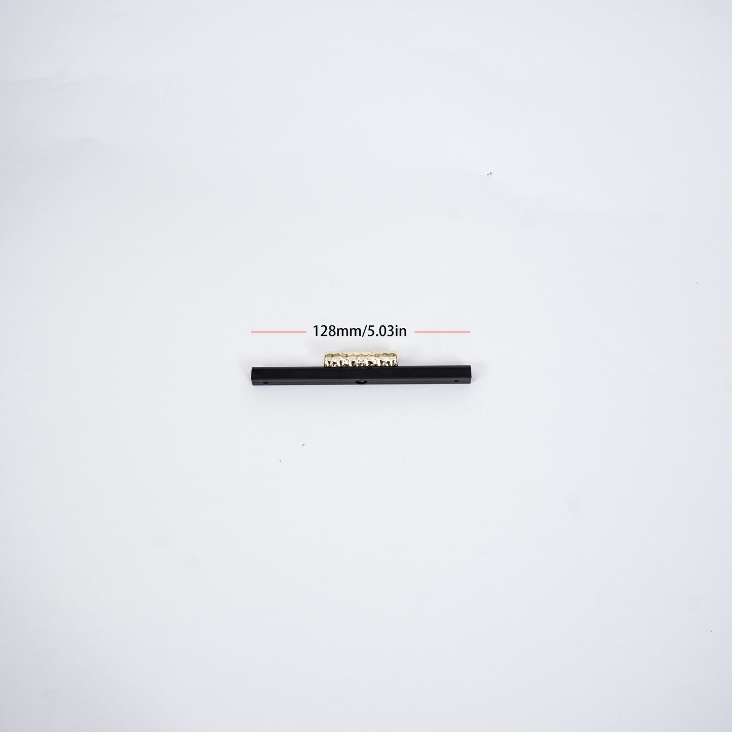 LuxeForge Hammered Gold Cabinet Handle - Modern Minimalism & Artisanal Elegance