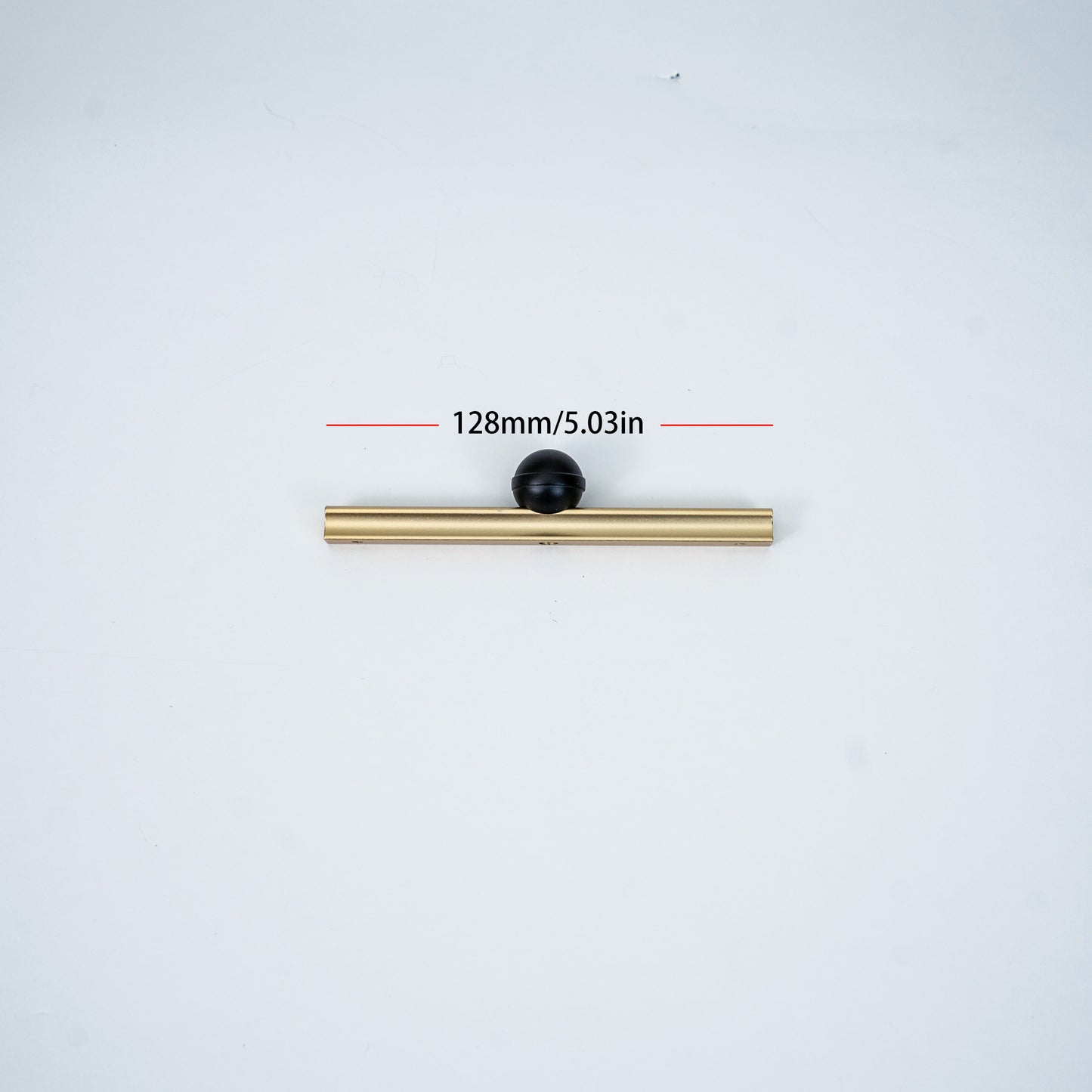 LuxeEdge Geometric Gold & Black Cabinet Handle
