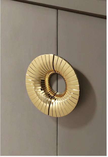 Modern Spiral Stainless Steel Cabinet Knobs - Space-Saving Decorative Hardware