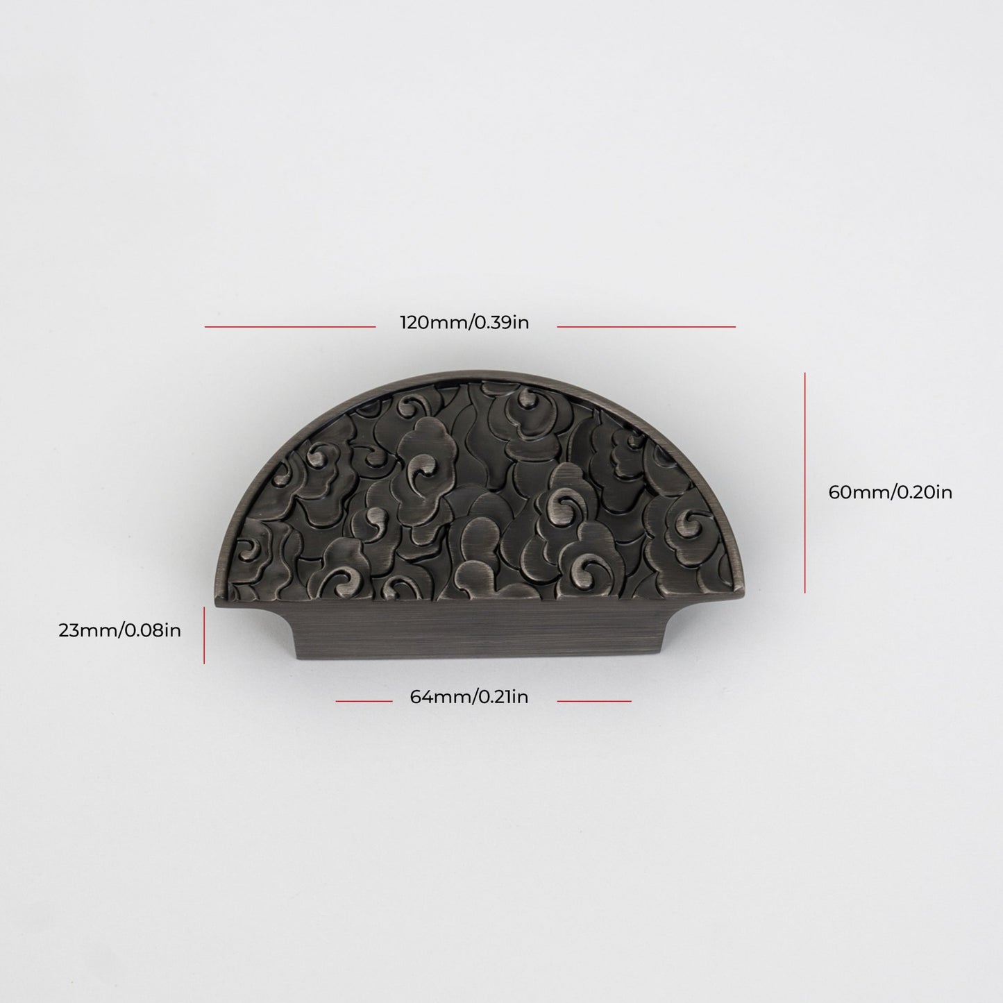 Luxury Oriental Cloud Pattern Cabinet Pulls - Elegant Design & Timeless Tradition
