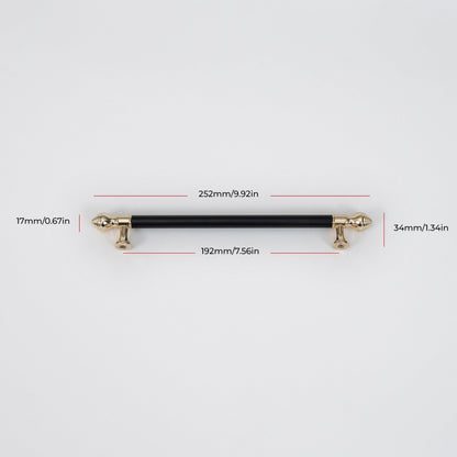 RegalTouch Modern Bar Cabinet Handles with K Gold Finish - Elegant & Functional Design