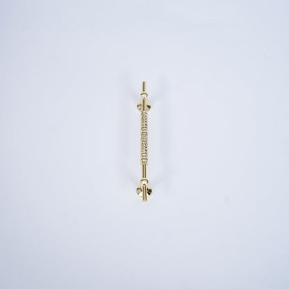 LuxeForge Textured Metal Cabinet Handle Collection - Hammered & Knurled Design
