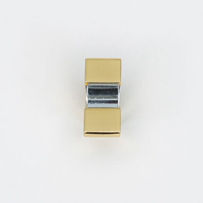 Luxury Brushed Brass Cabinet Knobs with Dimond Accents